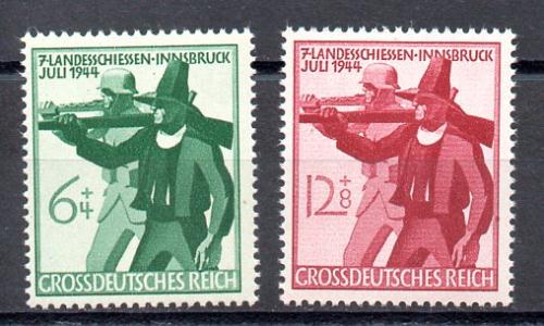 Alemania Imperio N&ordm; Yvert 817/818 <br />
N&ordm; MIchel 897/98 &nbsp;(**)